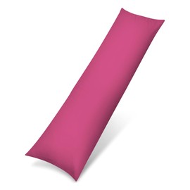 Rohi Bolster Pillow Cases - Soft Polycotton Body Pillow Cover – Hypoallergenic & Breathable Long Pillow Cover (3ft (36") Single Bed, Fuchsia)