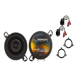 Harmony Audio Compatible with Chrysler 300M 1999-2004 Front Dash Factory Replacement Harmony HA-R35 Speakers New