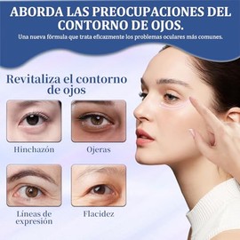 2PCS Barra De Cuidado de Ojos,Bálsamo Multi Volumen de Calcio,Hidratante Reafirmante y Tratamiento Antiarrugas, Piel Firme, Adecuada para Ojos,Ccara,C