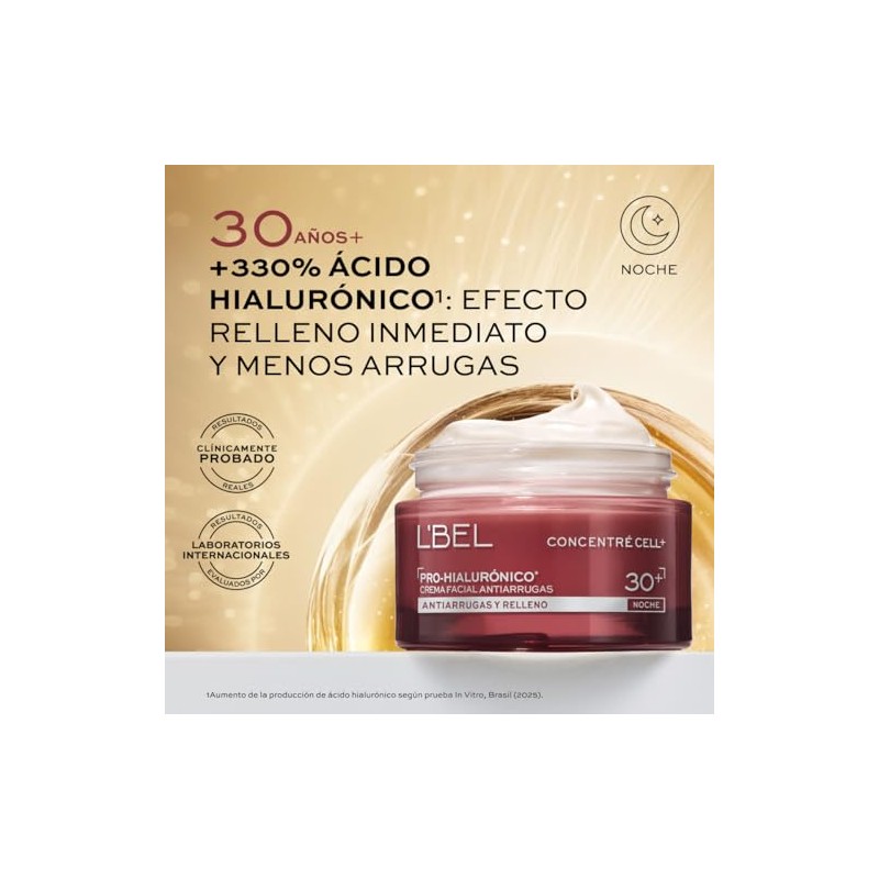 L'BEL - Concentré Cell+ 30+ Crema Antiedad Noche