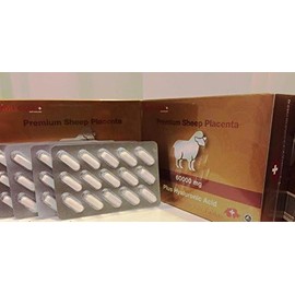High Care Premium Sheep Placenta 60000 mg Plus Hyalunic Acid 120 Capsules Made in Switzerland