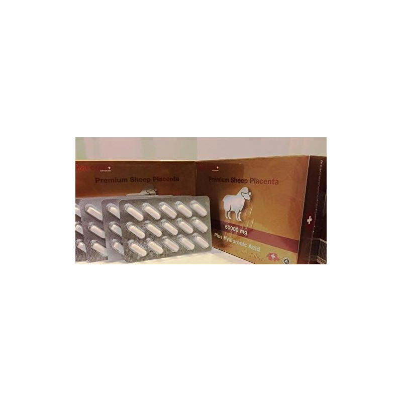 High Care Premium Sheep Placenta 60000 mg Plus Hyalunic Acid