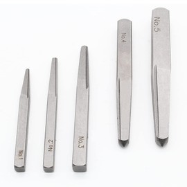 Cionyce 5 Pcs Bolt Extractor Set Straight Fluted Screw Extractor Heavy Duty Easy Out Extractor Broken Bolt Extractor