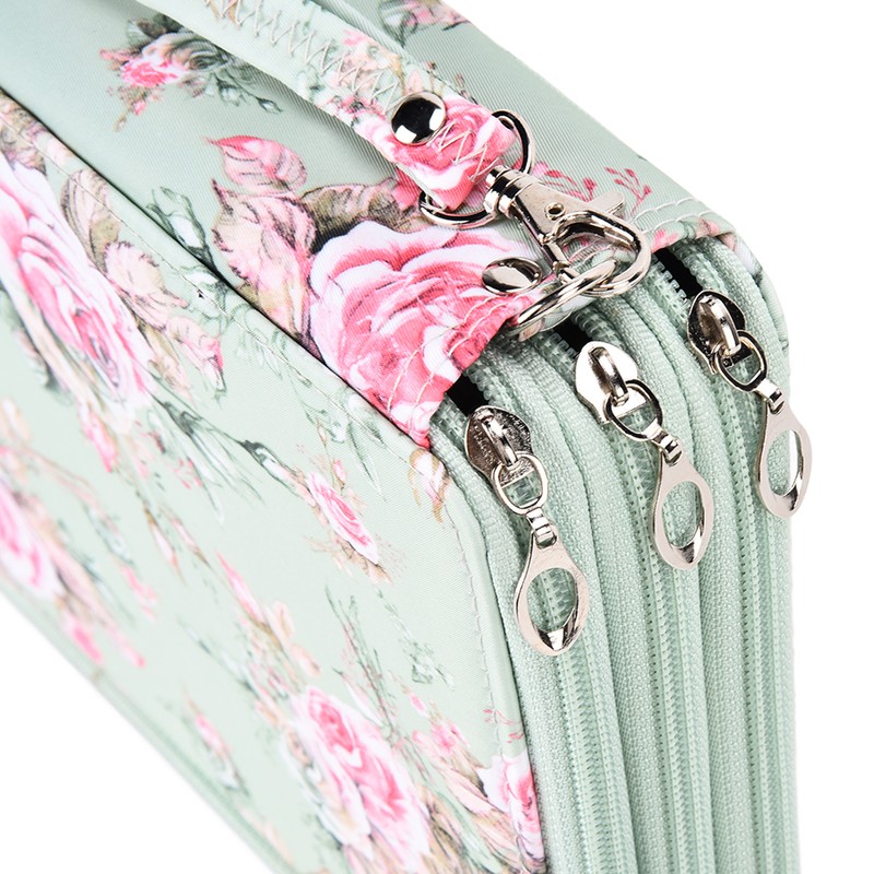 Pencil Box Large Capacity Thickened Handle Lightweight Portable Multifunctional Cosmetic