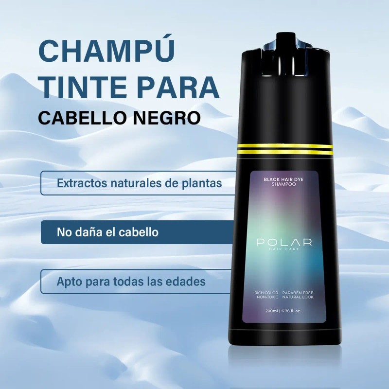 Shampoo Tinte Instantáneo Cubre Canas Natural Fácil 200ml