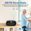 Nextron Portable CD Player Bluetooth Boombox with AM/FM Radio, USB,
