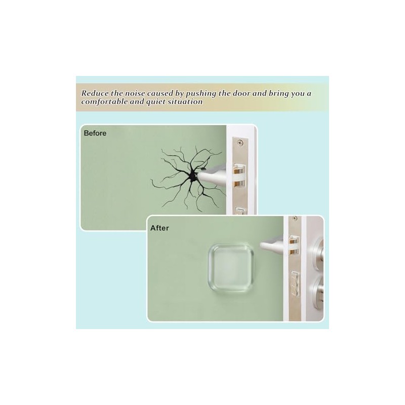Protector de pared para tope de puerta, protector de pared