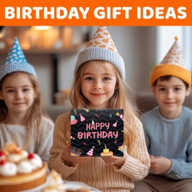 HAPPYPOP 9th Birthday Socks Gift Box - Celebration for 9 Year Old Girls, Birthday Party Favors, Christmas Stocking Stuffer Present for Nine Year Old