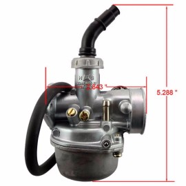 Unbranded 19mm Carburetor + Air Filter for Dirt Pit Bike ATV Quad 50 70 90 110cc Apollo