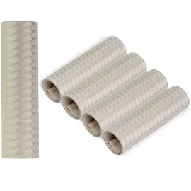 Streamers Set for Decoration, Silver Design, Made of Paper, 5 Rolls of 18 Tears with 7 mm Width and 3 m Length, Party Decoration for Birthday, Carnival, New Year's Eve, Garland Paper Snake, Table