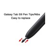 5 PCS Galaxy Tab S9 S Pen Soft Tips/Nibs Compatible