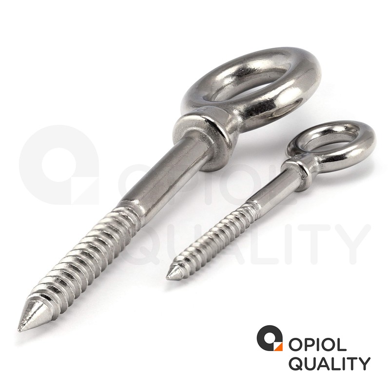 OPIOL QUALITY® Eye Bolt with Wood Thread 6 x 60