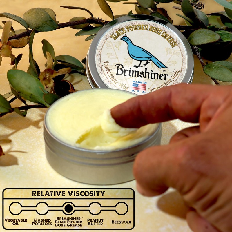 Brimshiner Black Powder Bore Grease - Lubricant Butter for All