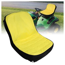 LP92334 Riding Lawn Mower Seat Cover for John Deere, Riding Mower Cushioned Seat for John Deere Mower & Gator Replace for CPLP92334, Large Tractor Seat Cover up to 18" Oxford 600D Fabric Waterproof