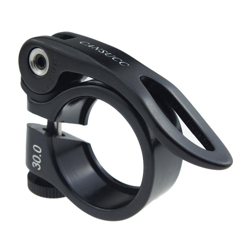 MagiDeal 30mm Bicycle Seat Post Clamp Aluminium Alloy Quick Release