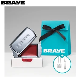 BRAYE Lipsleek + Necklace Set 3items, Color#$%Necklace:07 Boldness-Cool Women Never Die