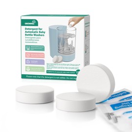 GROWNSY Detergent Washing Tablets, 130 PCS for Baby Brezza, Momcozy, and Grownsy Baby Bottle Washer, Compatible with All Brands Bottle Washers