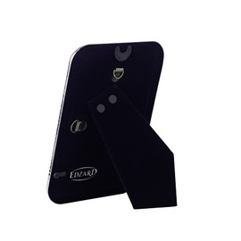 EDZARD Como Photo Frame for Photo 13 x 18 cm Elegant Silver-Plated Tarnish-Resistant with 2 Hangers