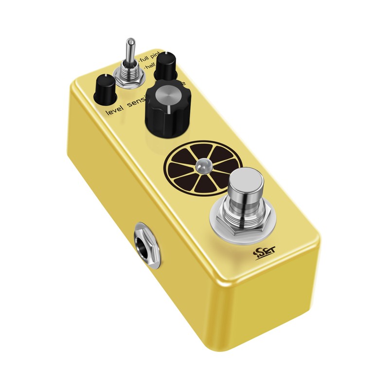 ISET Compressor Guitar Pedal Analog Lemon Compress Effect for Electric