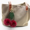 Xsclpomddy Cute Cherry Keyring Bag Charms Handbags Bag Pendant Cherry