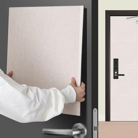 Premium Soundproofing for Doors - Noise Blocking & Absorption Material for Entryways & Rooms Installation Gray