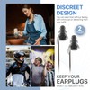 Hearprotek Noise Reduction Earplugs, 2 Pairs Reusable High Fidelity Concert