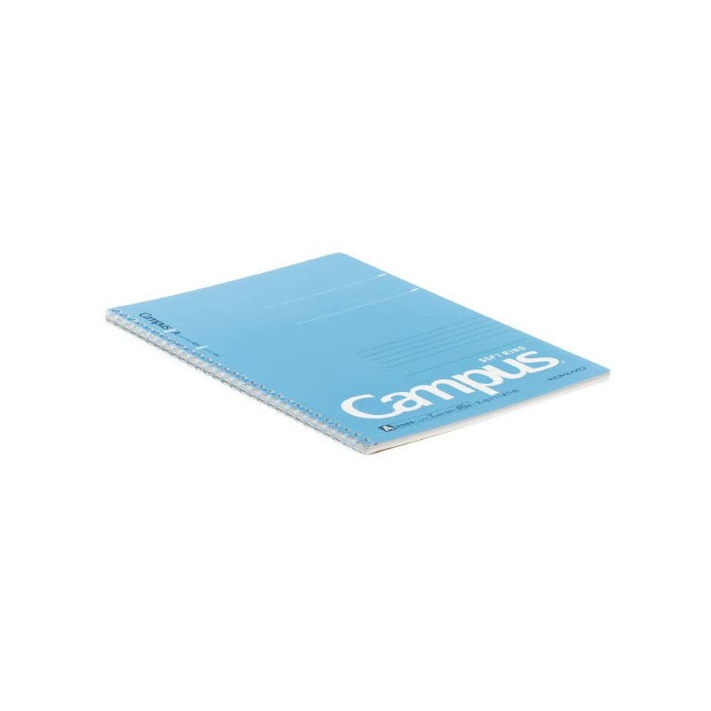 Kokuyo S111AT-B Campus Soft Ring Notebook, Dot Ruled, 40 Sheets,