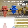 Rexka 15 Sets Fender Flare Clip Kit 75495-35010 75397-35010 Compatible
