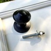Antikas - Door Knob Weatherproof Black - Antique Iron Fittings