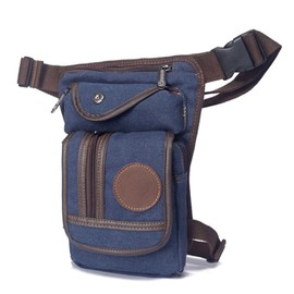 Xieben Motorcycle Leg Bag Drop Leg Bag Waist Bag Leg Bag for Men Women Waist Belt Bag Cycling Travel Outdoor Sports Tactical Military Hiking Camping, blue