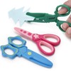 DealKits Children's Safety Scissors, Pack of 3 Children's Scissors, Paper