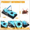 Kittmip 6 Pcs Mouse Traps Plastic Mice Trap House with