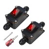 2 x Waterproof Inline Switch, 12 V DC 20 A