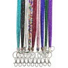 Blue Bling Diamante Rhinestone (Breakaway) Lanyards for ID Card &