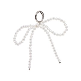 PUCAPOCO Pearl Bow Keychain Coquette Aesthetic Keychain Keyrings Bag Charms Purse Car Charms Accesories (Style 1)