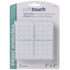 SoftTouch 2-Pack 4" Square Anti-Dent Carpet Protectors - 5/8" Height