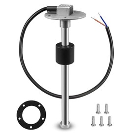 HZSIFU Fuel Level Sending Unit 240-33 ohms 12"(300mm) for Marine Boat Truck Car, Fuel Water Level Gauge Sensor Stainless Steel Fuel Gas Sender