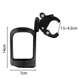 Gvolatee 2 Pack Bottle Holder, 360 Degree Rotation Adjustable Drink Holder Pram, Lightweight Water Bottle Holder Without Screws, for Bicycle, Mountain Bike, Road Bike, Wheelchair (Black)