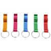 100pcs Bottle Opener Keychain Colorful Aluminum Alloy Can Opener Key