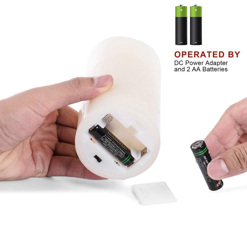 Flameless Flickering LED Candles 3" X 4" with 10-Key Remote