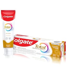 Colgate Total Antisarro, Pasta de Dientes Anticaries con Flúor, para Ayudar a Prevenir la Acumulación de Sarro Dental, 150ml