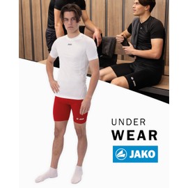 Jako Basic 2.0 Unisex Shorts, red, l