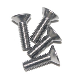Countersunk Screw M8 x 25mm Stainless Steel V2A VA A2 DIN 7991 / ISO 10642 Hex Socket (Pack of 20)