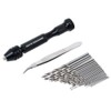 Precision Pin Vise Hand Drill with 25pcs Micro Twist Drill