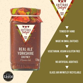 Cottage Delight Real Ale Yorkshire Chutney, 320 gram