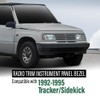 LQI Dash Radio Bezel Trim Compatible with Geo Tracker 1992-1995,Fit