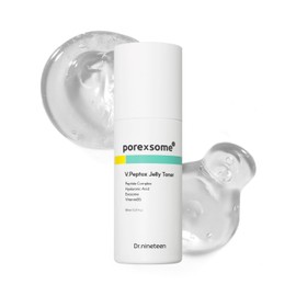 Dr.ninteen V.Peptox Jelly Tonerㅣ13 Peptides 25,000ppm + 10 Hyaluronic Acid(HA) + ExosomeㅣEssence Toner for Pore Tightening & CoolingㅣK-Skincare (5.07 fl.oz.)