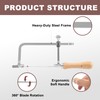 Coping Saw Steel Frame and 12 Pcs Diameter 1Mm Wire