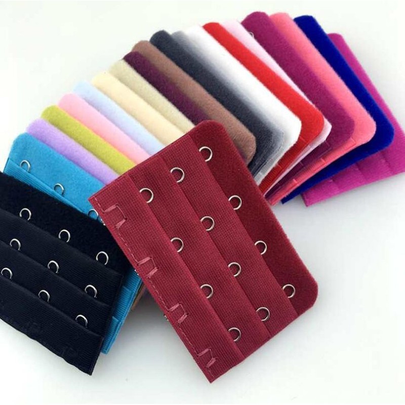20Pcs Bra Extender Band Back Strap 4-Hook 3 Rows