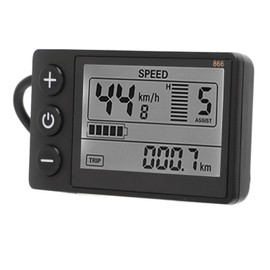 Electric Bicycle LCD Display Meter 24 36 48 52 60V Bike Control Panel with Waterproof Plug